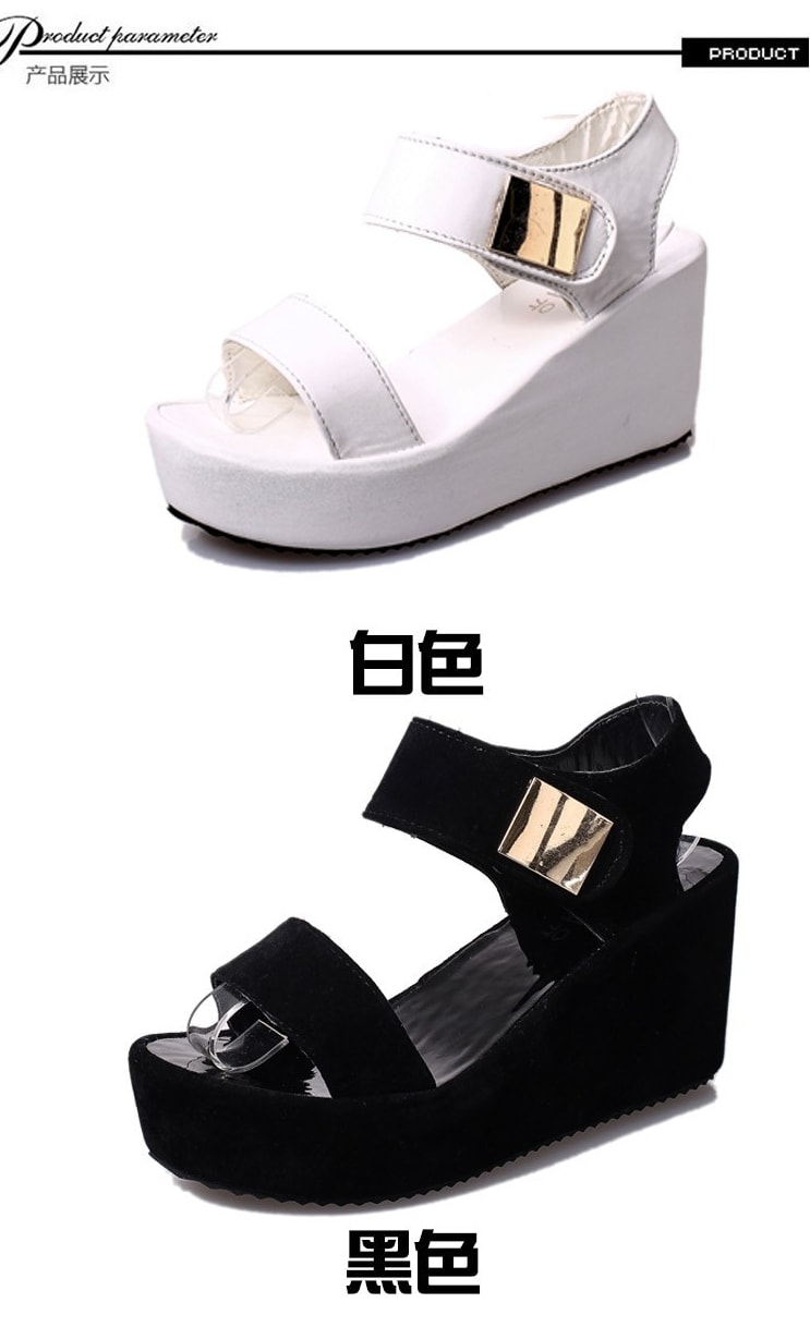 White Korean Wedges Import