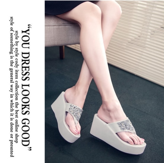 White Korean Sandal Import