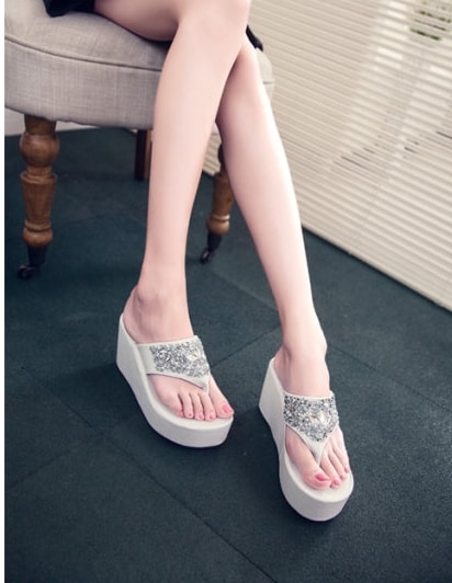 White Korean Sandal Import