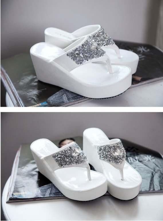 White Korean Sandal Import