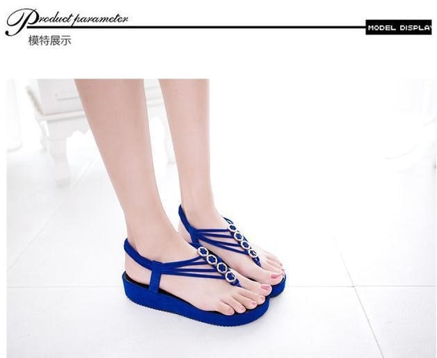 Blue Casual Sandal Import