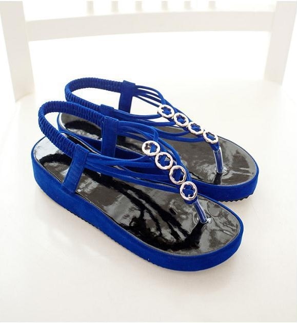 Blue Casual Sandal Import