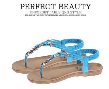 Blue Bohemian Sandal Import