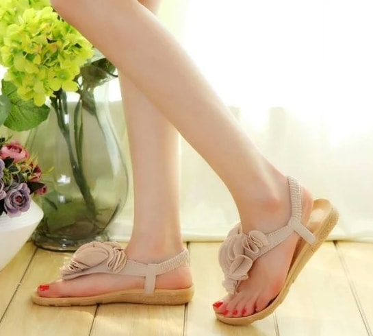 Beige Bohemian Sandal korea Import