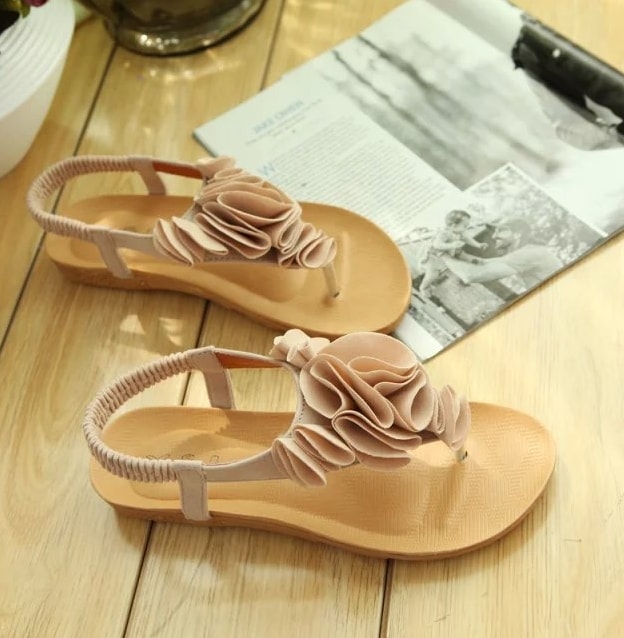 Beige Bohemian Sandal korea Import