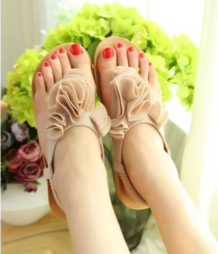 Beige Bohemian Sandal korea Import