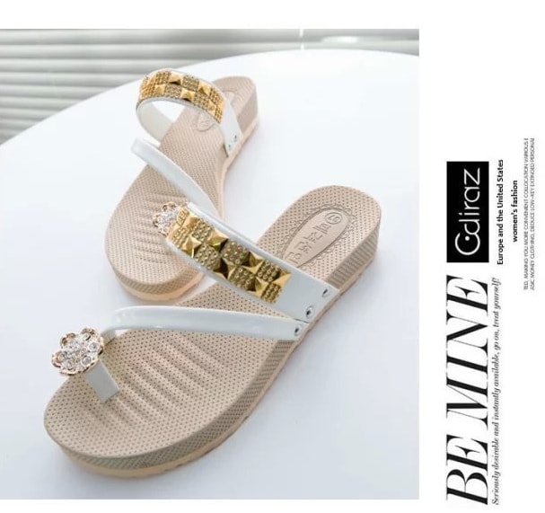 White Korean Sandal Import