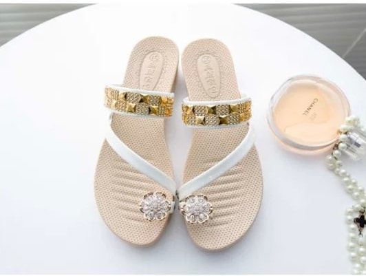 White Korean Sandal Import