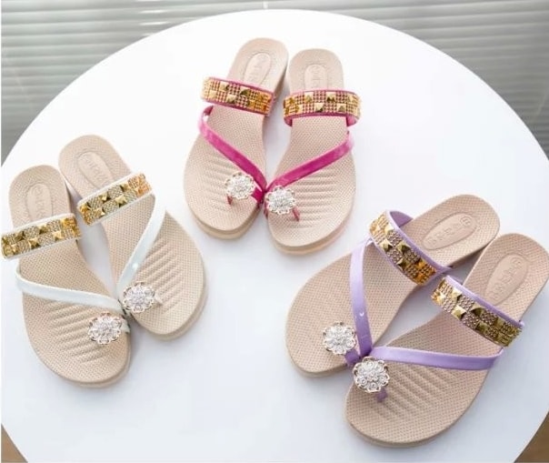 White Korean Sandal Import