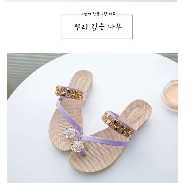 Purple Korean Sandal Import