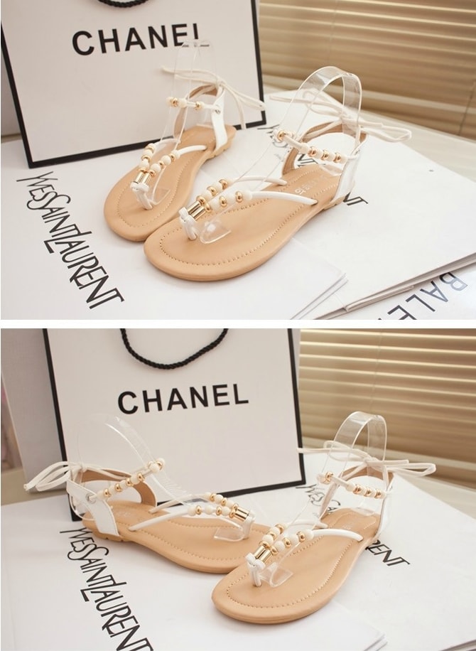 White Europe Sandal Import