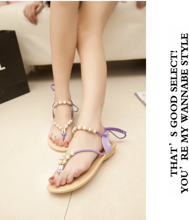 Purple Korean Sandal Import