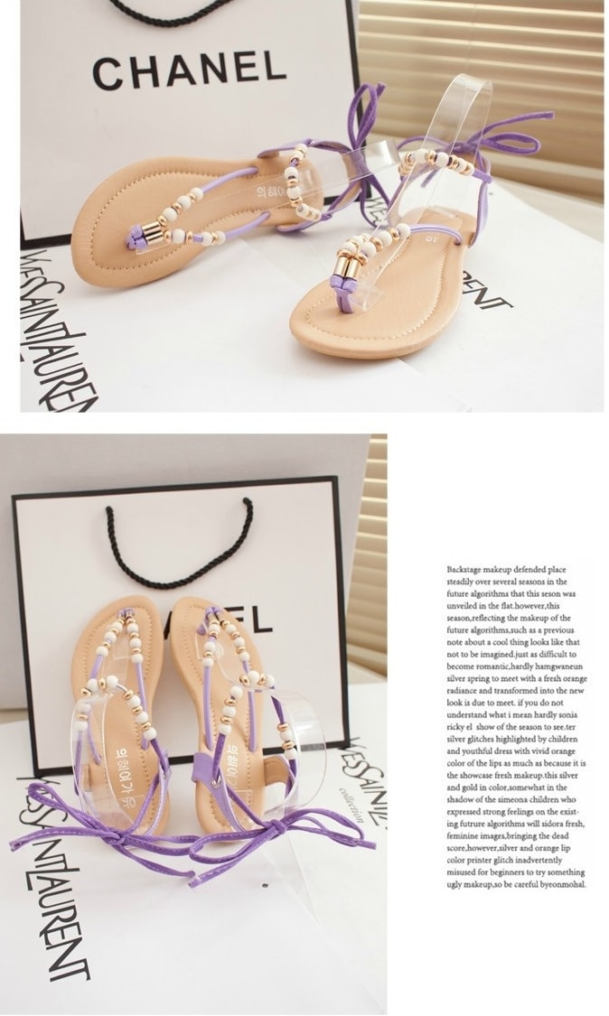 Purple Korean Sandal Import