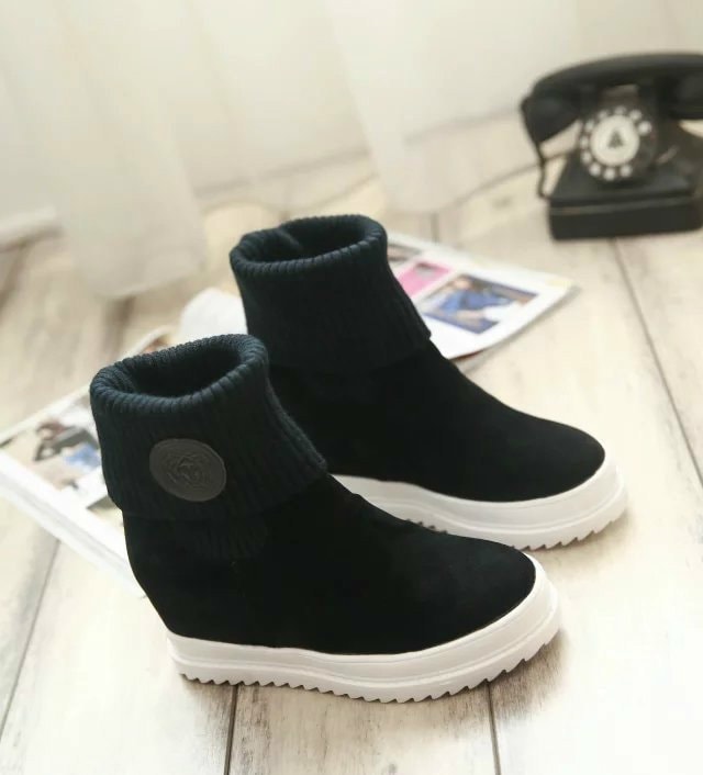 Black 2 Ways Martin Boots