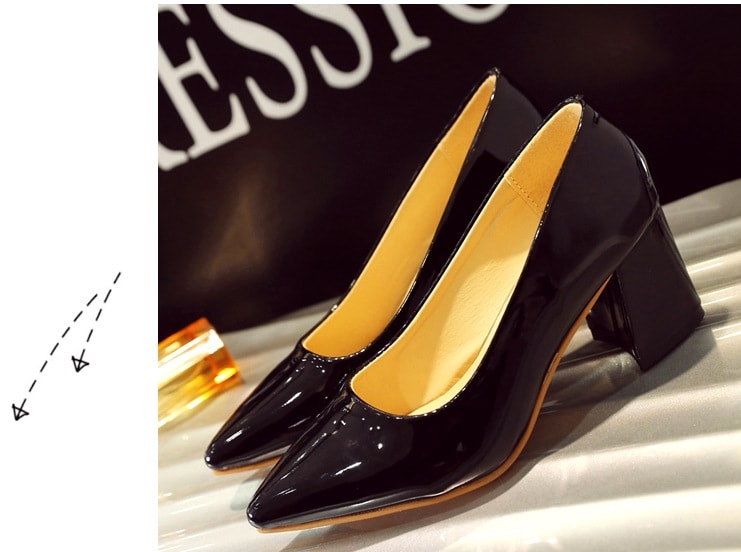 Black Korean Pointed Shoes