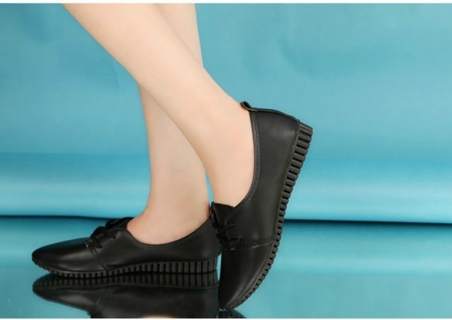 Black Flat Shoes Import