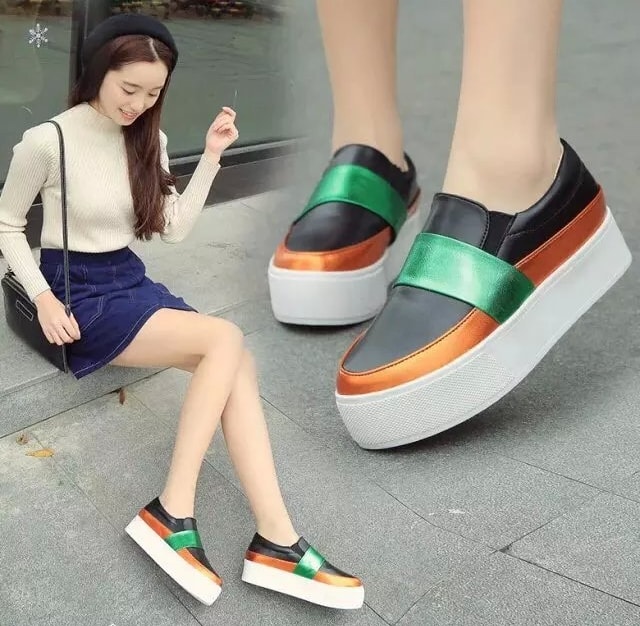 Black Korean Casual Shoes