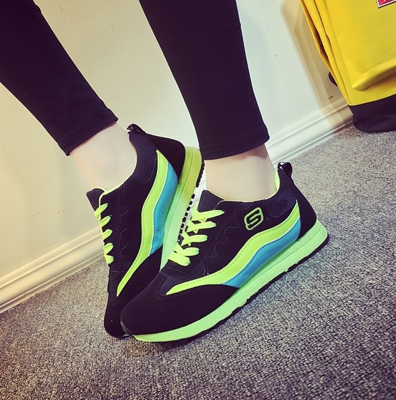 Green Fashion Sport Shoes