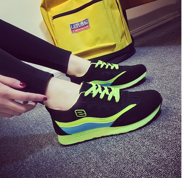 Green Fashion Sport Shoes