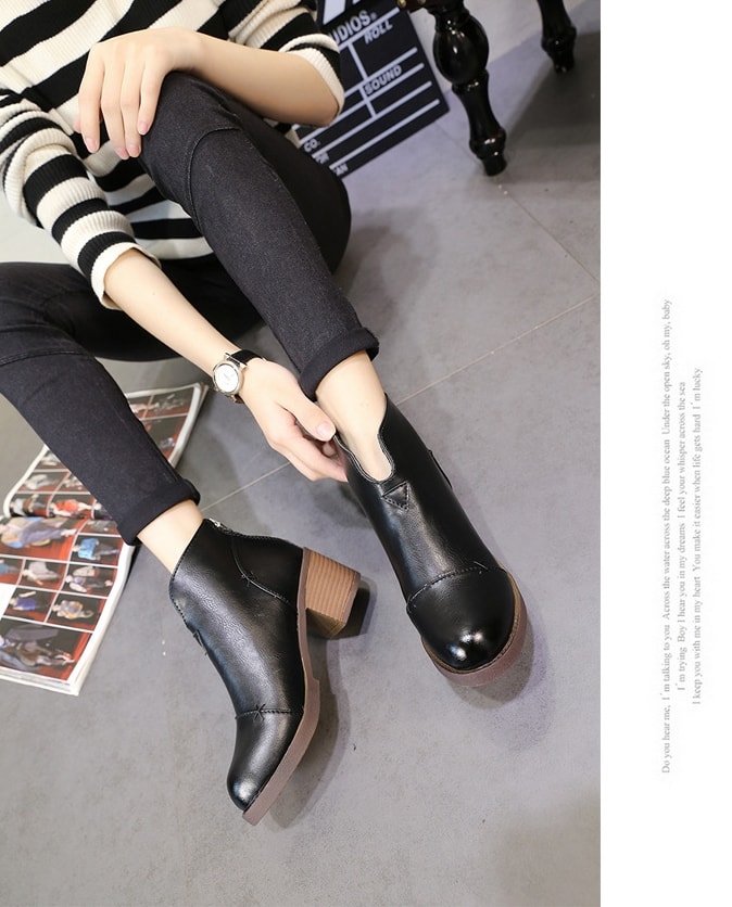 Black Martin Boots Import