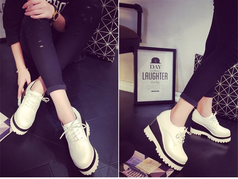 White Korean Shoes Import