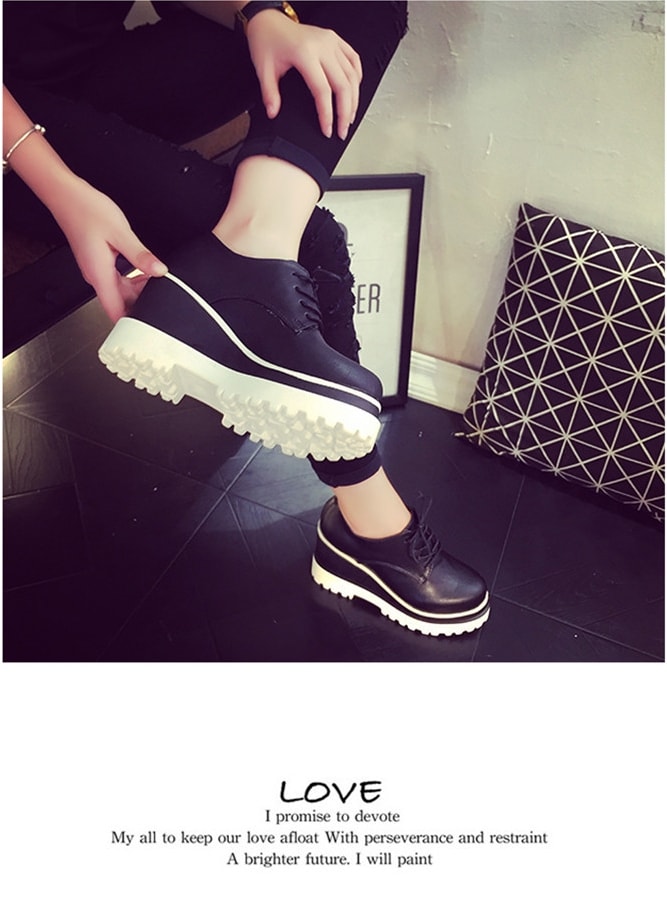 Black Korean Shoes Import