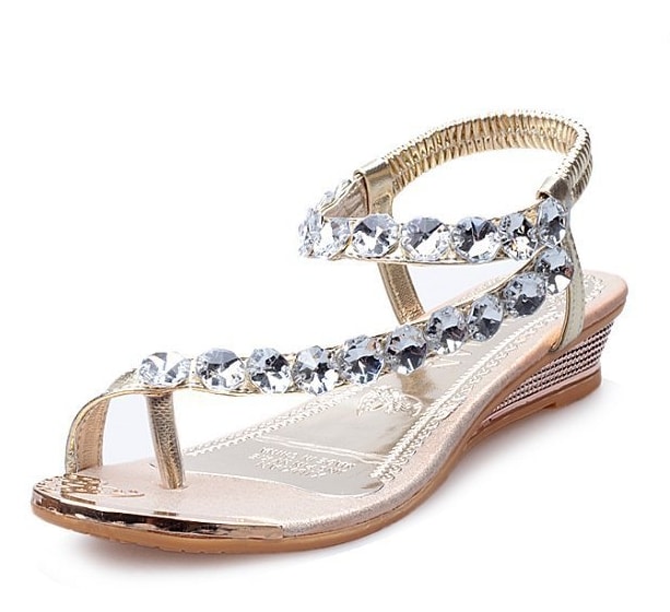 Golden Korean Beach Sandal Import