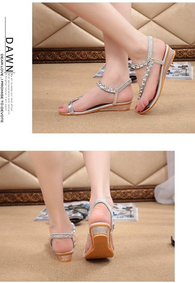 Silver Beach Sandal Import