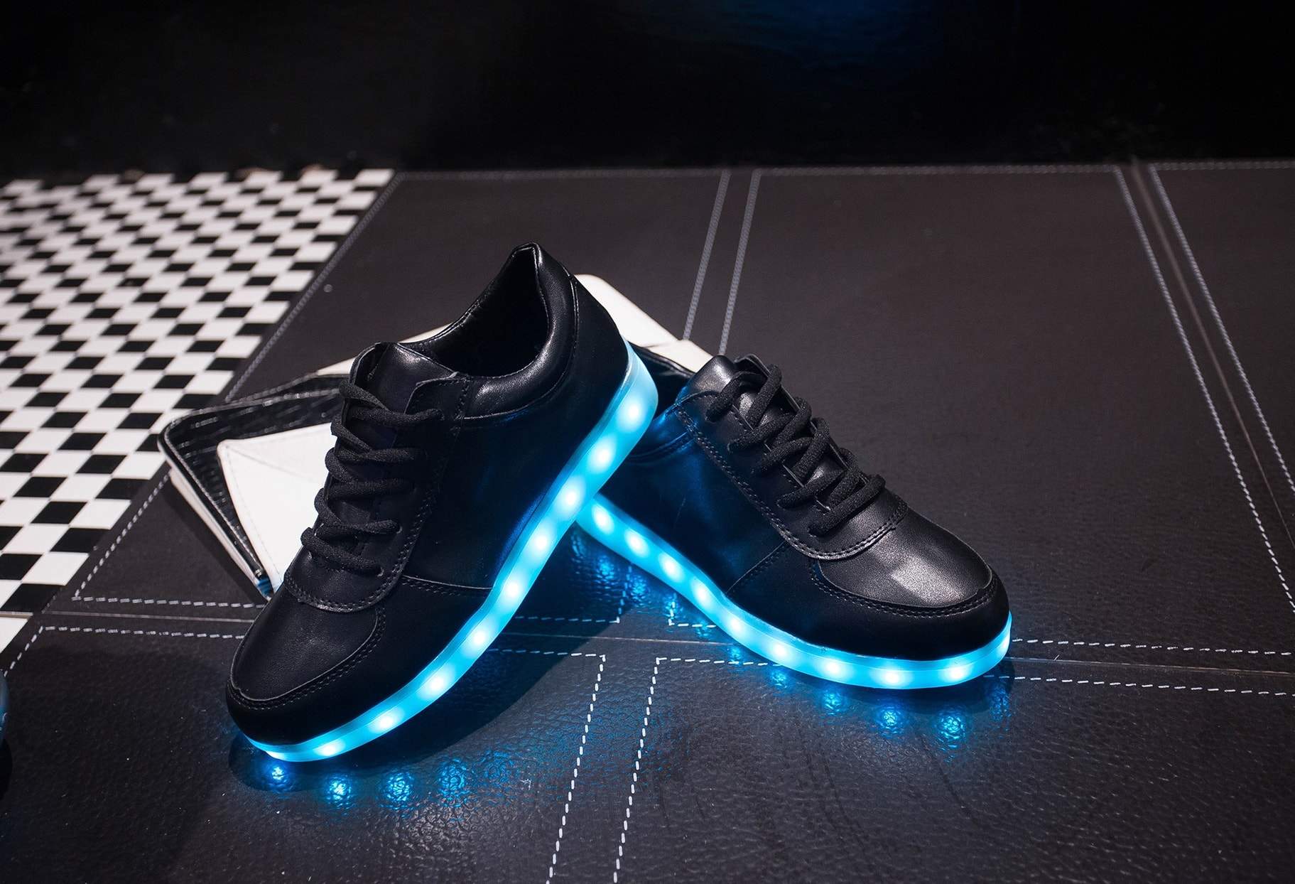 Black Casual LED Shoes - Unisex Adult