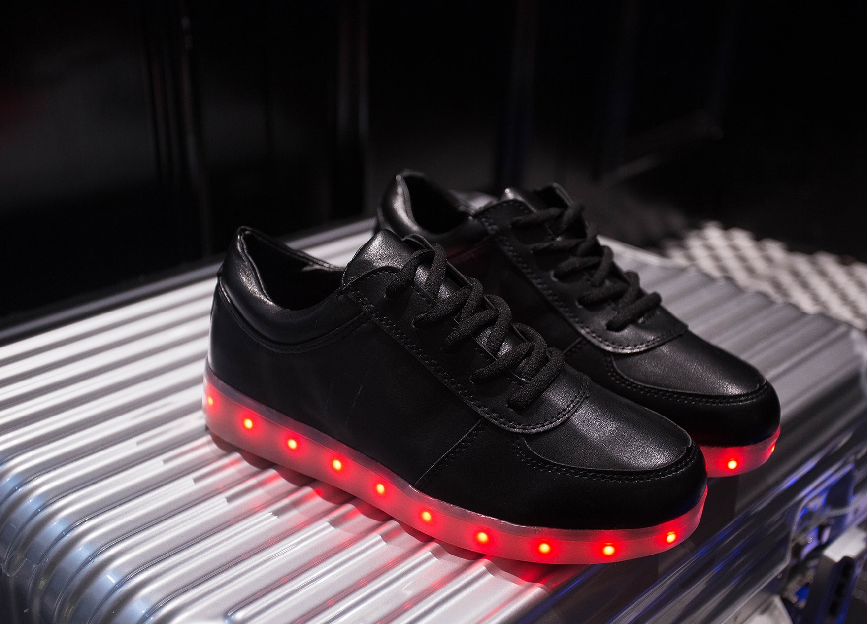 Black Casual LED Shoes - Unisex Adult