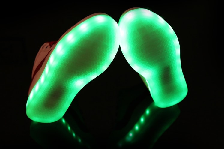 Red Colorful LED Sport Shoes - Unisex Adult