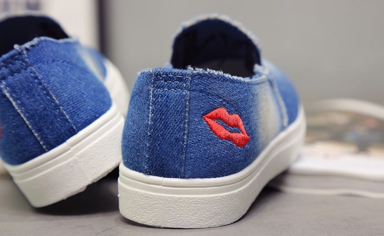 Deep Blue Denim Casual Shoes