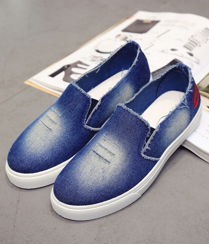 Deep Blue Denim Casual Shoes