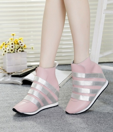 Pink Premium Korea Fashion Sport Boots