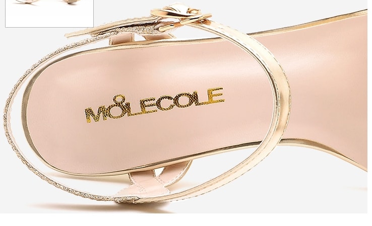 Golden High Heel Shoe Moolecole Original