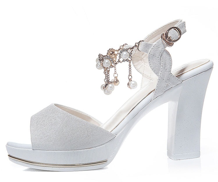 White High Heel Shoe Moolecole Original