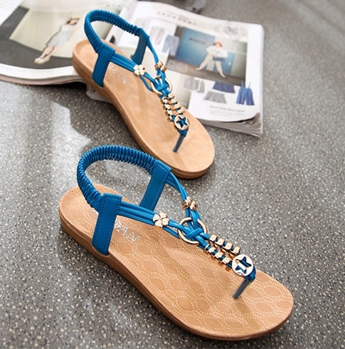 Blue Bohemian Sandal Import