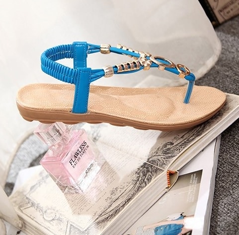 Blue Bohemian Sandal Import