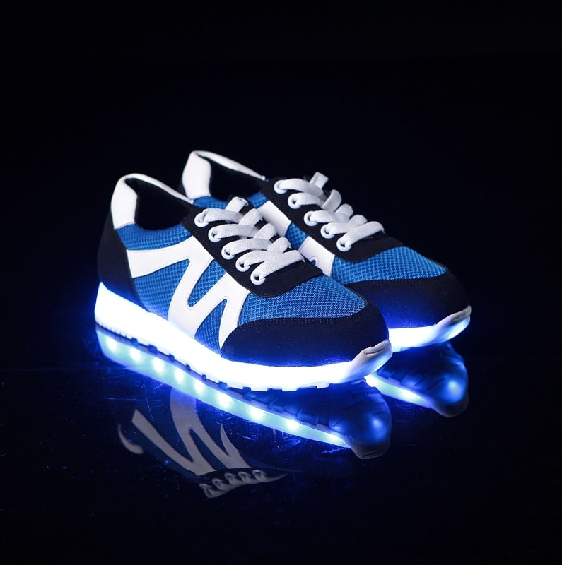 Blue Casual Sport LED Shoe - Unisex Adult