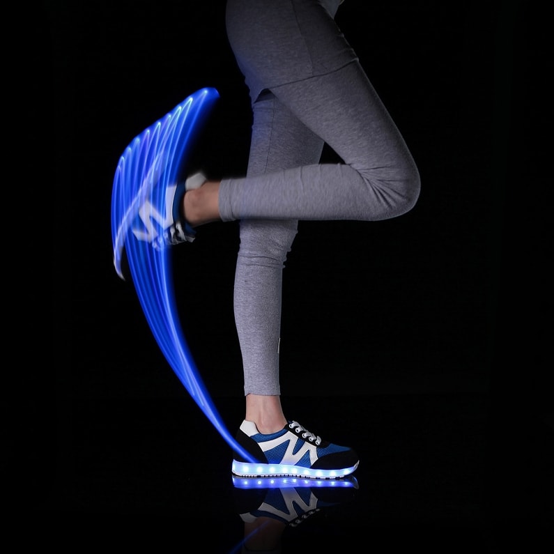 Blue Casual Sport LED Shoe - Unisex Adult