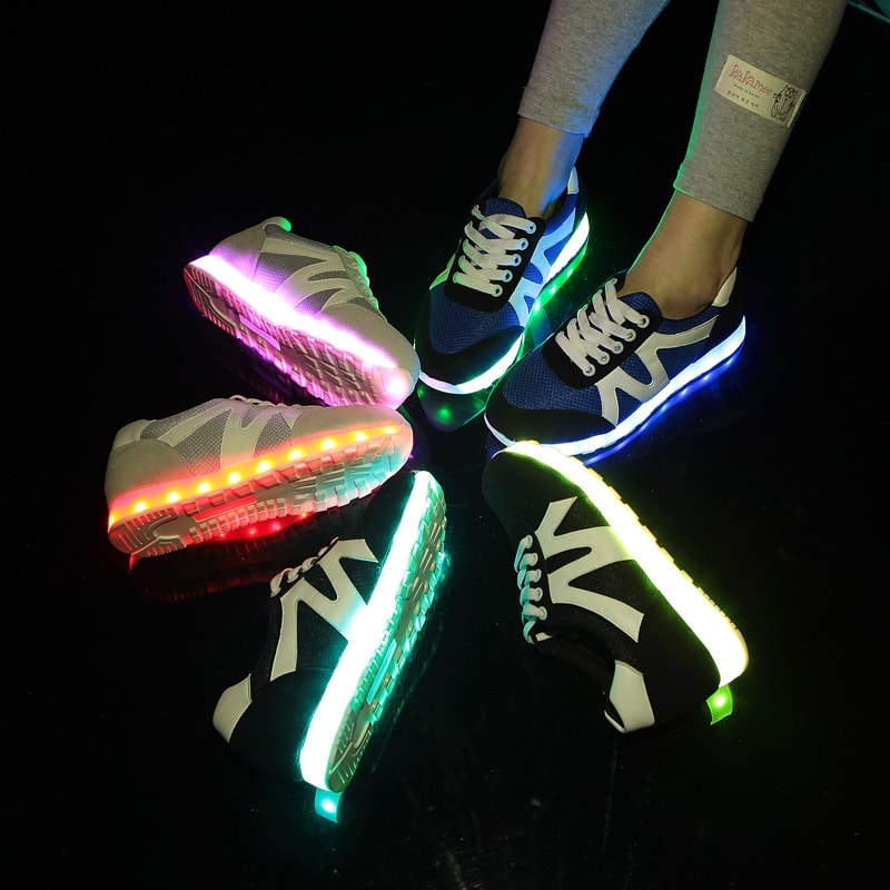 Blue Casual Sport LED Shoe - Unisex Adult