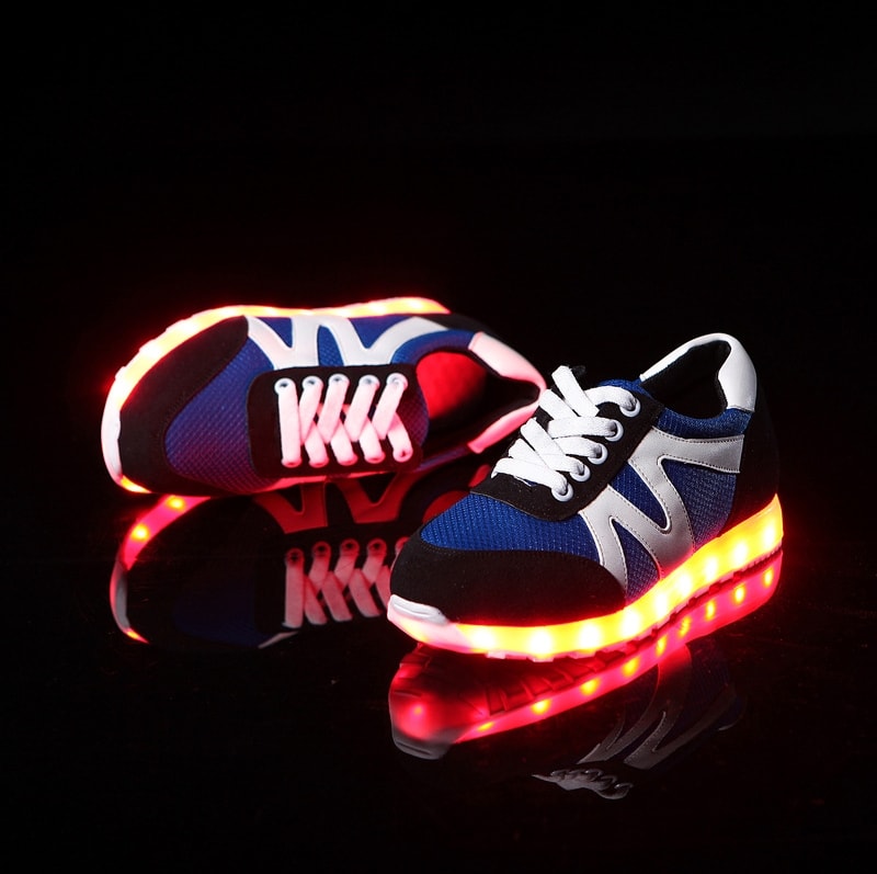 Blue Casual Sport LED Shoe - Unisex Adult