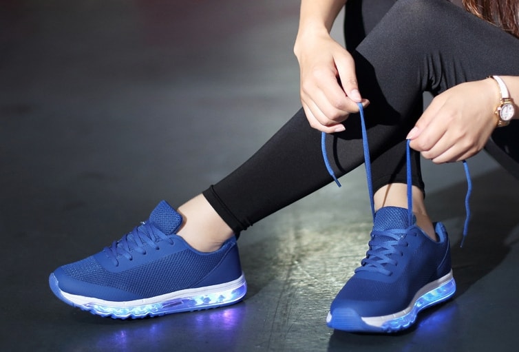 Blue Tide LED Sport Shoes - Female