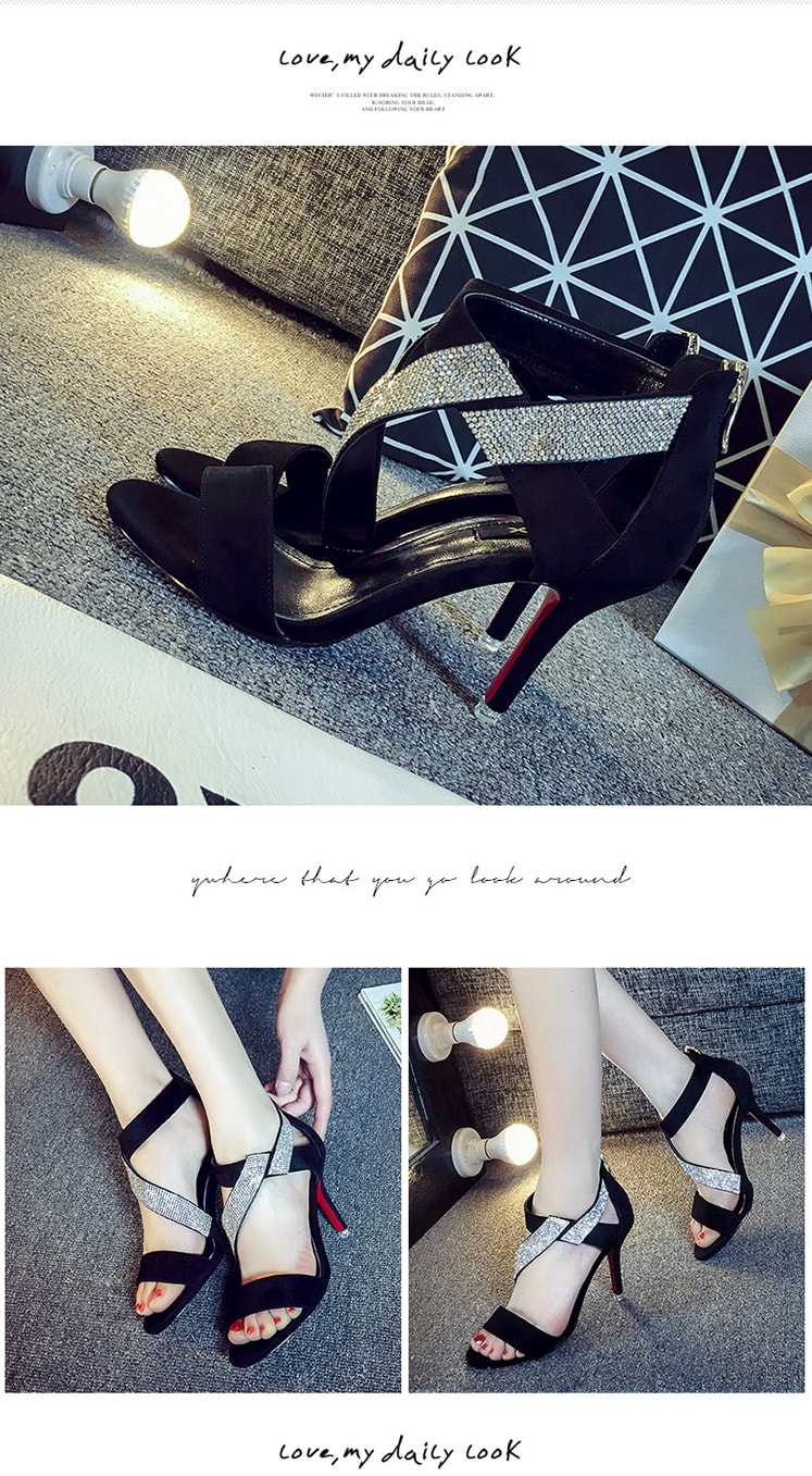 Black Summer High Heels U&X Original