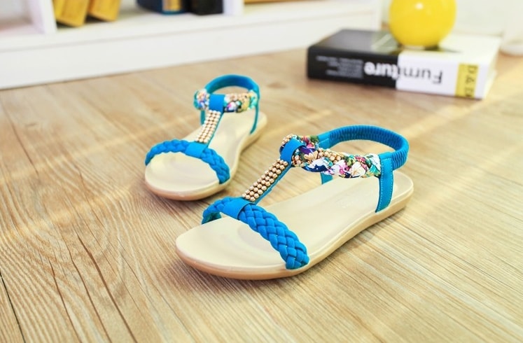 Blue Bohemian Sandal Import