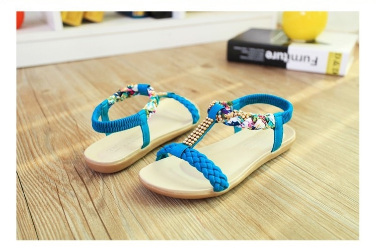 Blue Bohemian Sandal Import