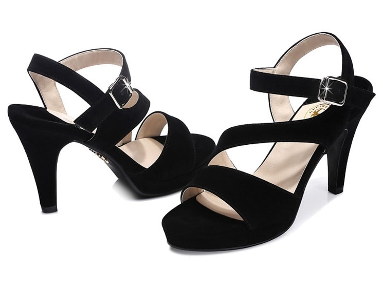 Black High Heel Sandals GuciHeaven Original