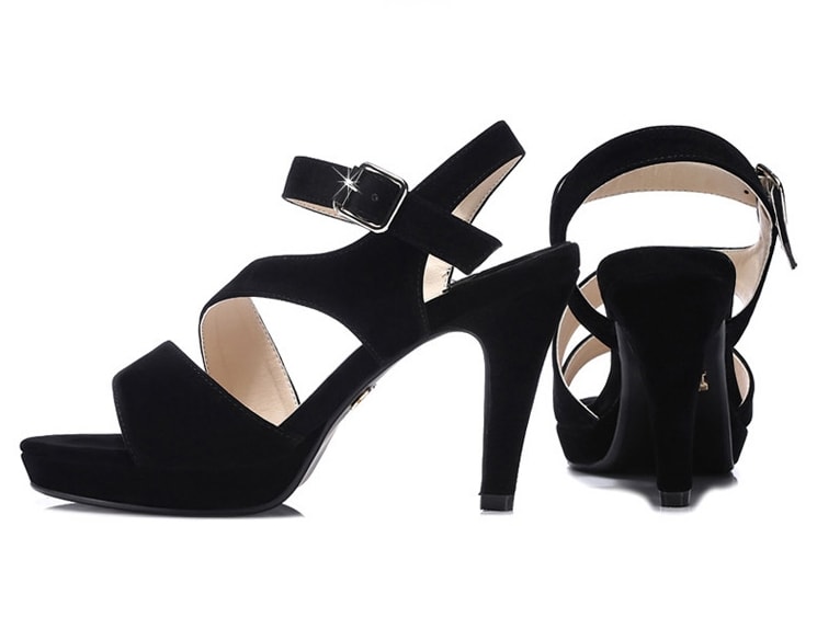 Black High Heel Sandals GuciHeaven Original