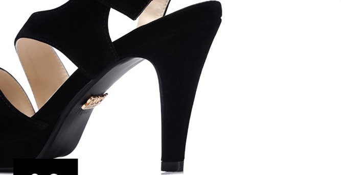 Black High Heel Sandals GuciHeaven Original