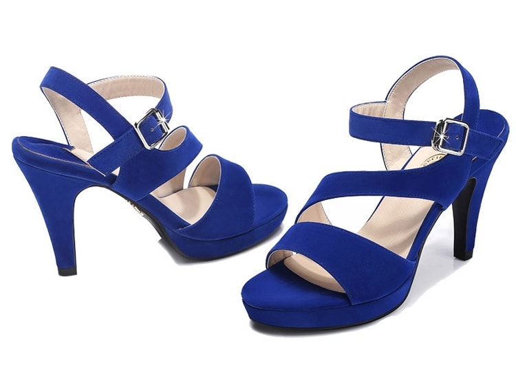 Blue High Heel Sandals GuciHeaven Original